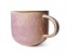 Rustikálně růžový porcelánový hrnek Chef - 12*9*8 cm / 320 ml HKLIVING