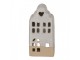 Béžový keramický domek svícen na čajovou svíčku House S - 7*6*14 cm Clayre & Eef