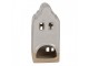 Béžový keramický domek svícen na čajovou svíčku House S - 7*6*14 cm Clayre & Eef