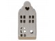 Béžový keramický domek svícen na čajovou svíčku House M - 9*8*18 cm Clayre & Eef