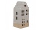 Béžový keramický domek svícen na čajovou svíčku House L - 11*10*23 cm Clayre & Eef