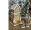 Svítící perníková chaloupka Gingerbread House - 8*8*15 cm Clayre & Eef