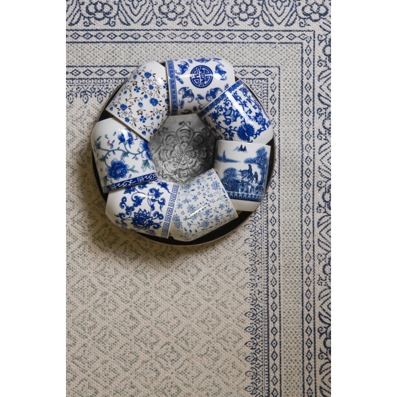 Kalíšek na čaj modrý dekor kytička - Ø 6*8 cm / 0,1L Clayre & Eef Kalíšek na čaj modrý dekor kytička - Ø 6*8 cm / 0,1L Clayre & Eef