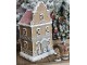 Hnědá svítící perníková chaloupka Gingerbread House - 12*9*20 cm / 3*AAA Clayre & Eef