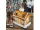 Keramický svícen perníková chaloupka Gingerbread House - 11*8*10 cm Clayre & Eef