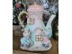 Vánoční dekorace svítící konvička s myškami - 15*12*16 cm Clayre & Eef