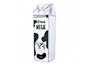 Plastová pevná láhev na mléko s krávou Cow - 1000 ml
