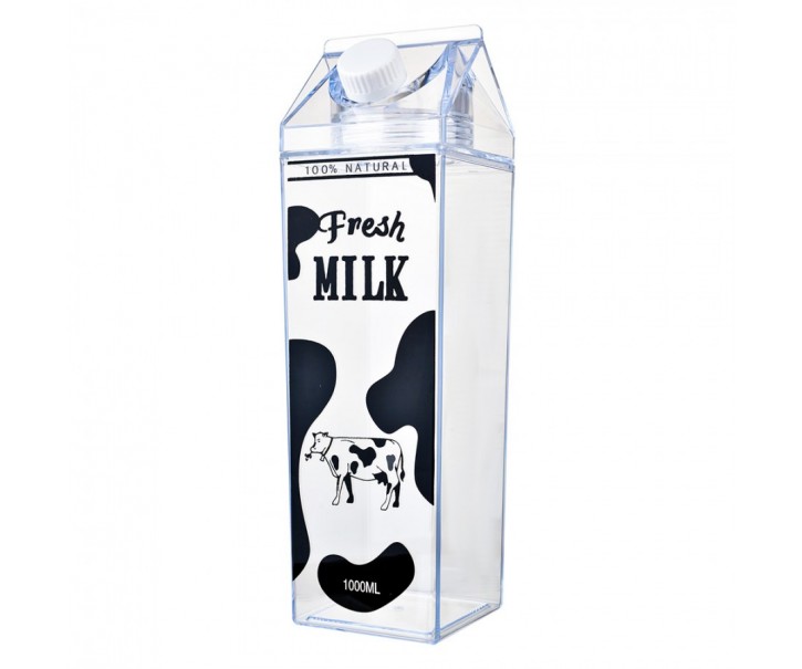 Plastová láhev na mléko s krávou Cow - 1000 ml Clayre & Eef