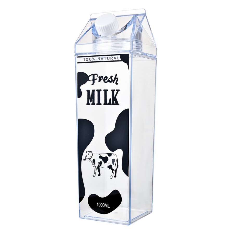 Plastová láhev na mléko s krávou Cow - 1000 ml