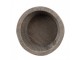 Hnědá antik dřevěná dekorační miska - Ø 15*4 cm Clayre & Eef