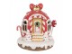 Perníkový domek s Led světýlky Gingerbread House - 14*12*14 cm/ 3*AAA Clayre & Eef