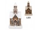 Vánoční perníková chaloupka s Led světýlky Gingerbread House - 13*11*25 cm Clayre & Eef