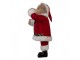 Dekorace stojící plyšový medvěd v oblečku Santa Teddy Bear - 26*20*51 cm Clayre & Eef