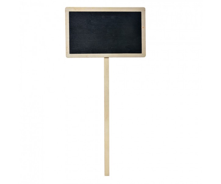 Dřevěný zápich popisovač rostlin s tabulkou - 16*1*35 cm Clayre & Eef