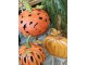 Oranžová kovová dekorace dýně Pumpkin s Led světýlky - 28*34 cm Clayre & Eef