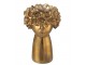 Zlatý antik květináč hlava ženy NebuFlower - 21*18*35 cm J-Line by Jolipa