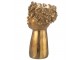 Zlatý antik květináč hlava ženy NebuFlower - 21*18*35 cm J-Line by Jolipa