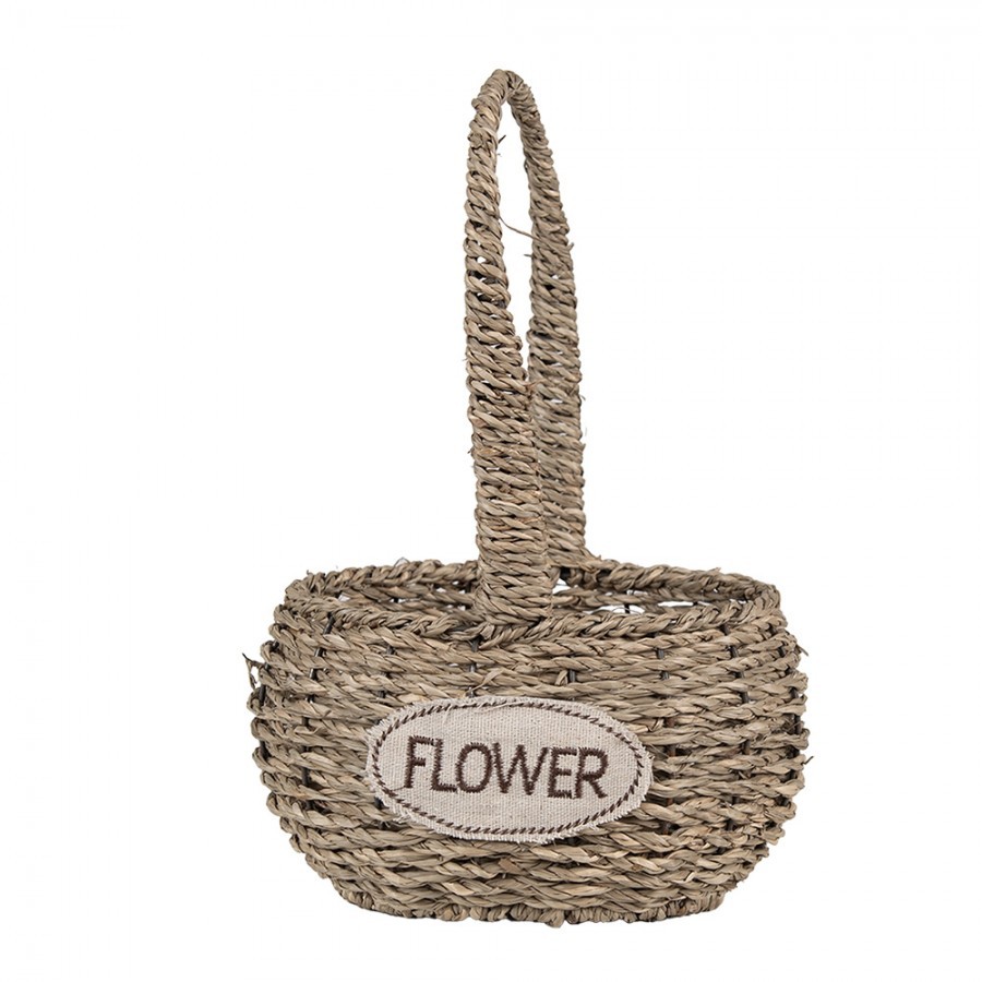 2ks pletený košík s uchy Flower - 20*16*11/28 / 16*12*9/23 cm Clayre & Eef 2ks pletený košík s uchy Flower - 20*16*11/28 / 16*12*9/23 cm Clayre & Eef