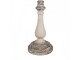 Béžová kovová vintage stolní lampa Lucienne - Ø 33x75 cm Clayre & Eef