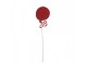 Bílo-červený vánoční zápich lízátka Lollipop - 10*1*42 cm Clayre & Eef