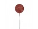 Bílo-červený vánoční zápich lízátka Lollipop - 6*2*40 cm Clayre & Eef