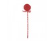 Bílo-červený vánoční zápich lízátka Lollipop - 9*1*41 cm Clayre & Eef