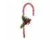 Bílo-červený vánoční zápich lízátka hole Candy - 13*3*30 cm Clayre & Eef