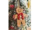 Hnědá vánoční ozdoba Perníček Gingerbread - 5*1*7 cm Clayre & Eef