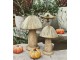 Béžovo-zlatá dekorace houba Mushroom - Ø 13*20 cm Clayre & Eef