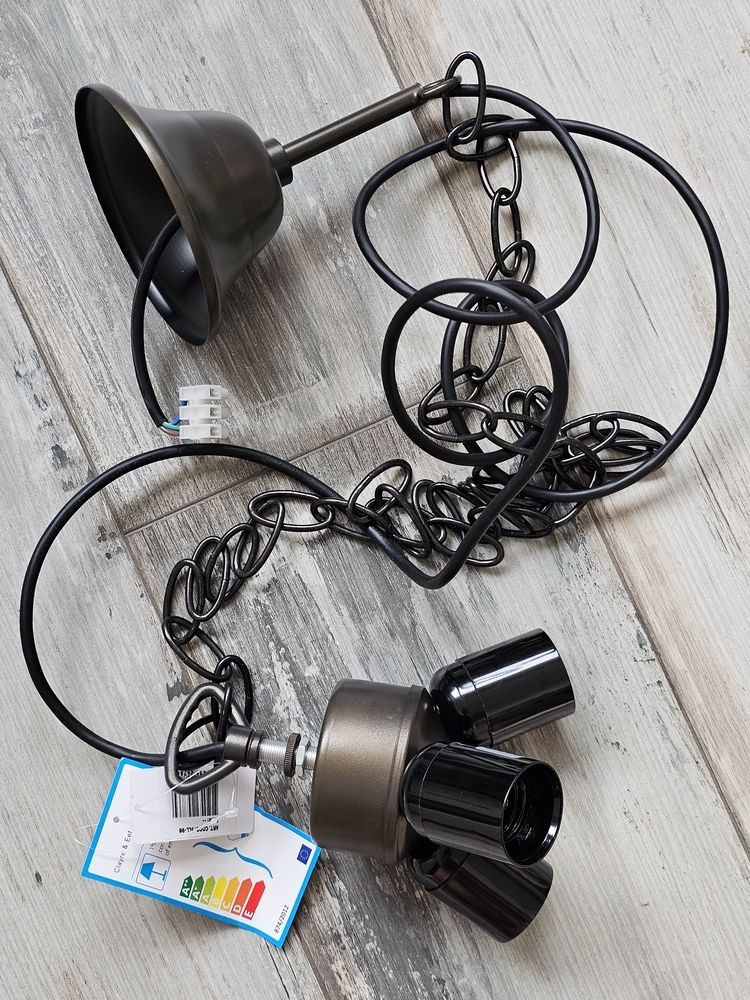 Závěsné svítidlo Tiffany bez stínidla - 130 cm 3x E27 / Max 60W Clayre & Eef Závěsné svítidlo Tiffany bez stínidla - 130 cm 3x E27 / Max 60W Clayre & Eef