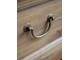 Hnědý dřevěný konzolový stůl Service Marseille - 150*40*85 cm Chic Antique