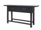 Černý dřevěný konzolový stůl Service Frances - 150*40*85 cm Chic Antique