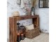 Hnědý dřevěný konzolový stůl Grimaud Unit - 150*40*85 cm Chic Antique