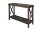 Hnědý dřevěný konzolový stůl Bresco - 105*36*77 cm Chic Antique