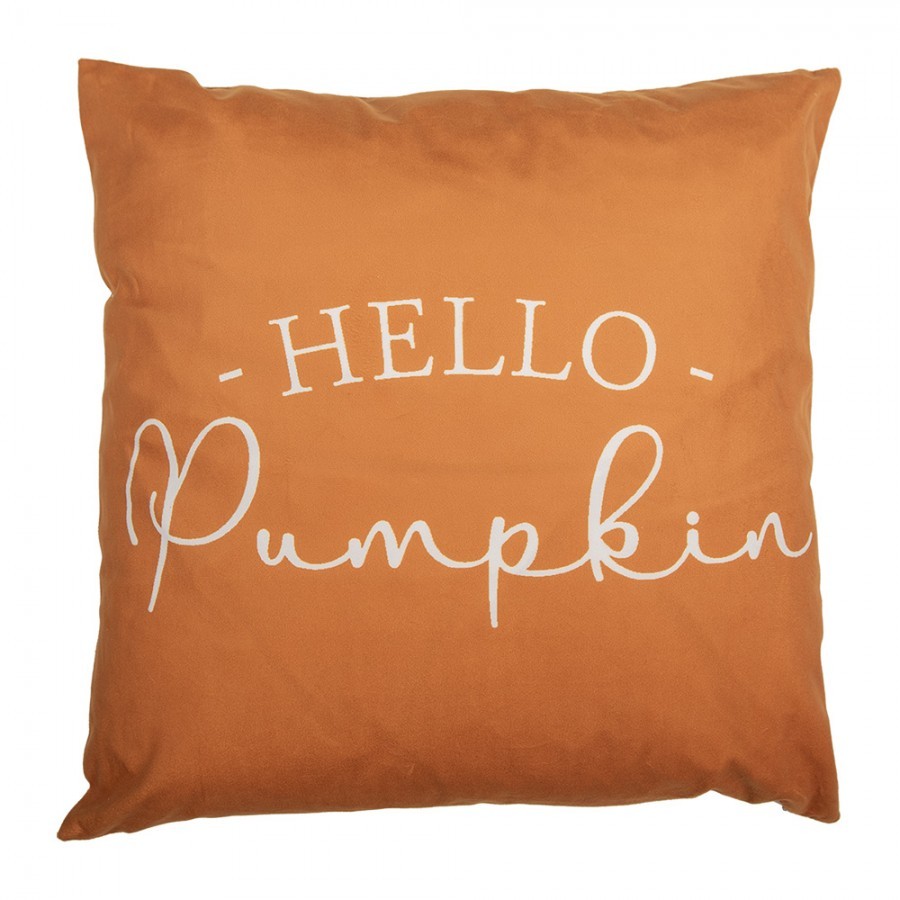 Béžovo-oranžový povlak na polštář s dýněmi Pumpkin Patch - 45*45 cm Clayre & Eef Béžovo-oranžový povlak na polštář s dýněmi Pumpkin Patch - 45*45 cm Clayre & Eef