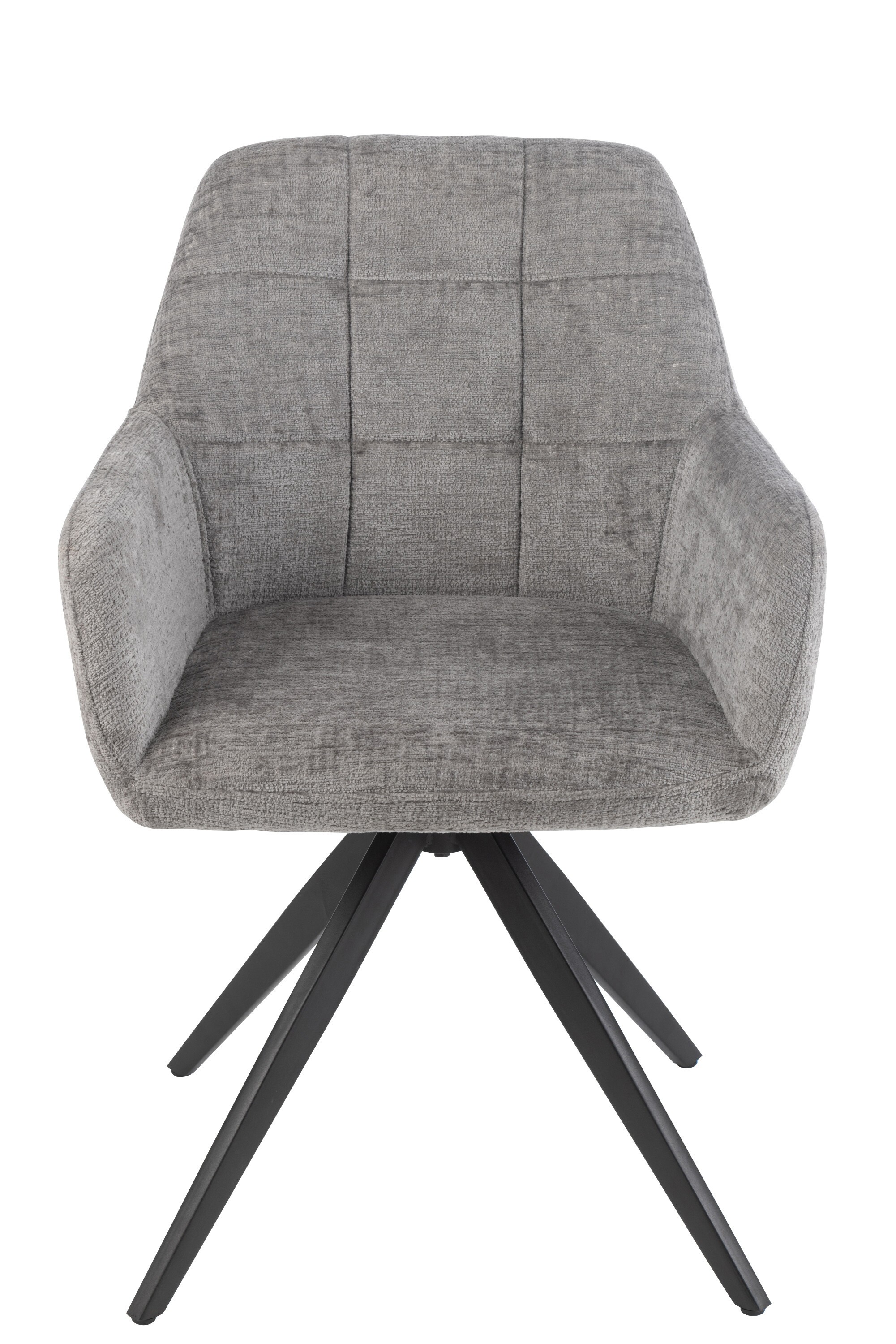 Šedá jídelní židle Louna - 56*58*85 cm J-Line by Jolipa Šedá jídelní židle Louna - 56*58*85 cm J-Line by Jolipa