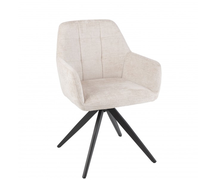 Béžová jídelní židle Louna - 56*58*85 cm J-Line by Jolipa