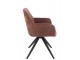 Hnědá jídelní židle Louna - 56*58*85 cm J-Line by Jolipa