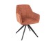 Oranžová jídelní židle Louna - 56*58*85 cm J-Line by Jolipa