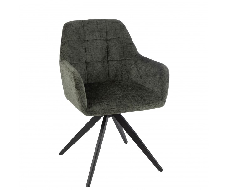 Zelená jídelní židle Louna - 56*58*85 cm J-Line by Jolipa