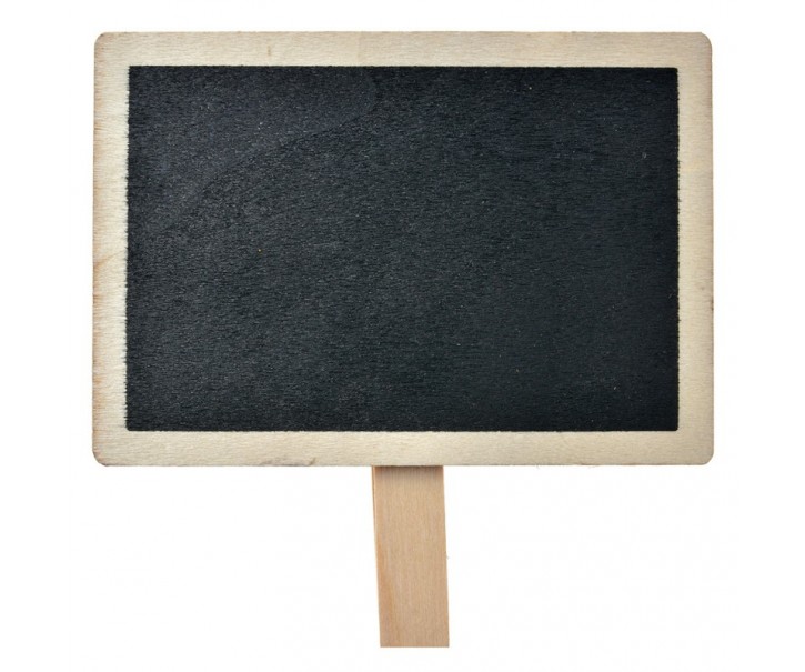 Malý dřevěný kolíček s tabulkou - 8*2*8 cm Clayre & Eef