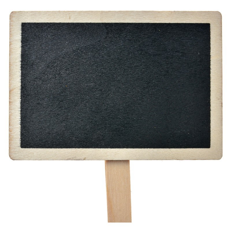 Malý dřevěný kolíček s tabulkou - 8*2*8 cm