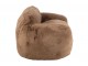 Taupe plyšová pohovka Cuttie - 152*110*81 cm J-Line by Jolipa
