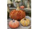 Set 3ks keramická oranžová dekorace dýně Pumpkin - Ø 5*4 cm Clayre & Eef