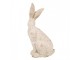 Béžová antik dekorační figurka králík Rabbit - 19*15*35 cm Clayre & Eef