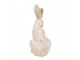 Béžová antik dekorační figurka králík Rabbit - 19*15*35 cm Clayre & Eef