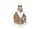 Vánoční perníková chaloupka s Led světýlky Gingerbread House - 13*11*25 cm Clayre & Eef