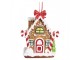 Závěsná ozdoba perníková chaloupka Gingerbread House - 7*5*9 cm Clayre & Eef