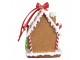 Závěsná ozdoba perníková chaloupka Gingerbread House - 7*5*9 cm Clayre & Eef