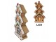 Vánoční perníková chaloupka s Led světýlky Gingerbread House - 24*11*41 cm Clayre & Eef